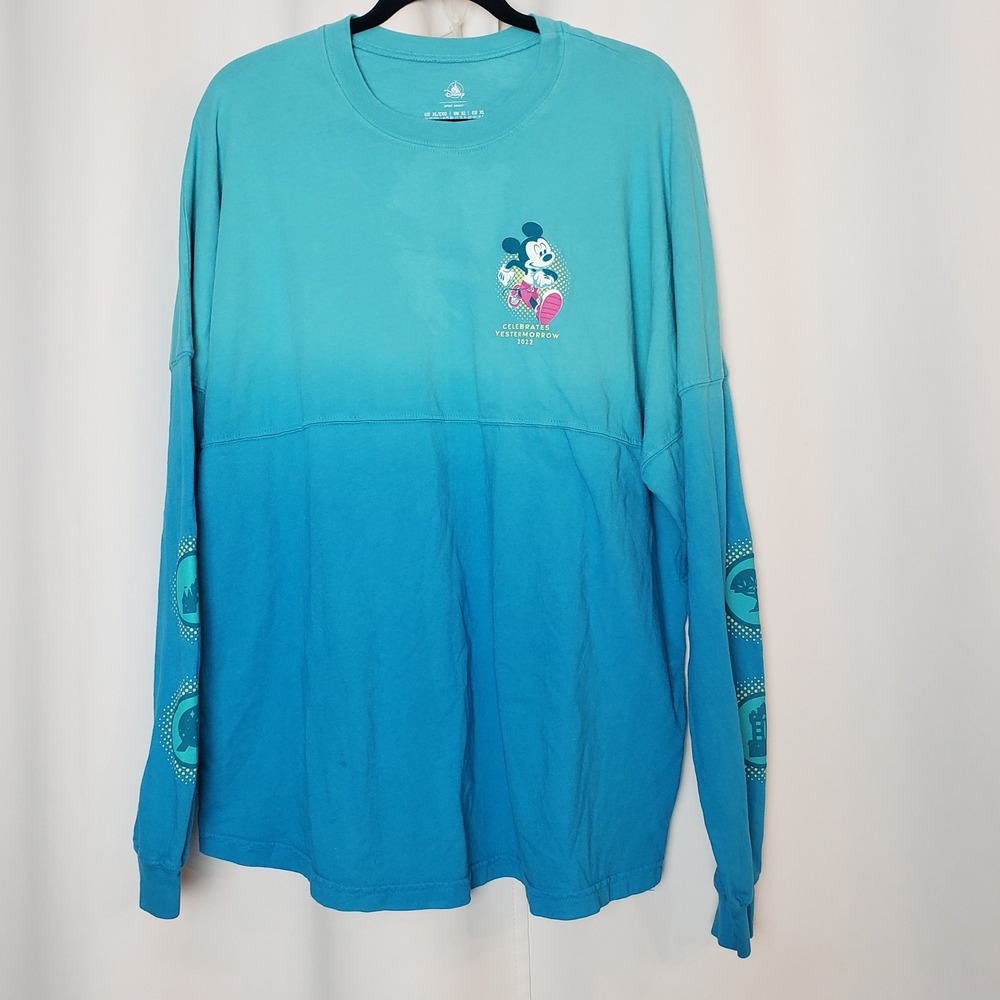 Disney Spirit Jersey XL runDisney Springtime Surprise 2022 Blue Ombre Mickey